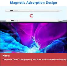 FCV Stylus Pen For Pad 2018-2026, USB-C Fast Charging, Anti-Mistouch, Magnetic Attachment, Compatible With Pad 11/10/9/8/7/6, Pro 13/12.9/11, Air 3/4/5/M2/M3/M4, And Mini 5/6/7 - View 4