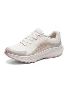Skechers Women's Running Shoes GO RUN CONSISTENT 2 0 Lightweight Cushioned Mesh Upper Thick Sole Casual Walking Sports Shoes 128650-NAT - Natural Color - View 3