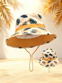1pc Personalized Floral Bucket Hat With Windproof Cord, Unisex Outdoor Sun Hat, Drawstring Closure, Lightweight, Casual Style, Ideal For Spring/Summer Outdoor Activities, Hiking And Leisure Outings, Customizable Embroidery Name/Letter - Multicolor - View 10