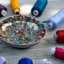 100pcs Random Bright Color Pearl Head Pins, Multi-Color Large Size Pins With Transparent Storage Box, Suitable For DIY Crafts And Sewing Projects, Sewing Accessories - 100pcs - View 10