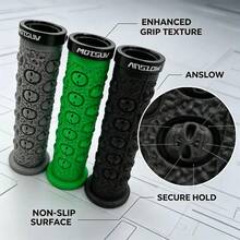 MOTSUV 1 Pair Bicycle Mountain Bike Handlebar Grips, Lock-On Anti-Slip Handlebar Grips, Cycling Equipment Accessories - Multicolor - View 6