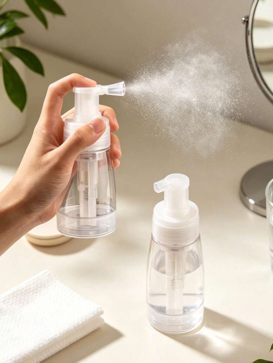Leak-Proof Powder Spray Bottle, Multi-Purpose Powder Dispensing Container, Portable Household Baby Powder Shaker Cup, Reusable Container, Wide-Mouth Powder Spray Bottle, Perfume Bottle, Travel Bottles