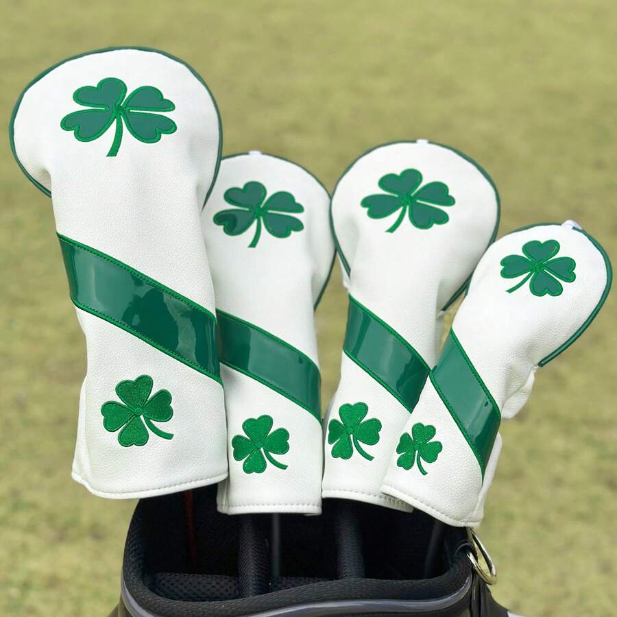 1pc Golf Club Head Cover, Suitable For Driver, Fairway Wood And Hybrid, Unisex, Golf Club Protection Cover - Multicolor - View 1