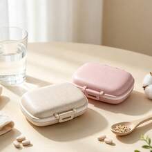 Portable Travel Pill Box, Pill Box, Small Pill Box | Portable Supplement And Medication Organizer And Dispenser For Pocket, Wallet, Weekly Pill Box, Portable Pill Box - Multicolor - View 19