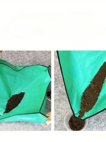 1件防水園藝種植墊（易清潔可折疊盆栽墊）－青綠色耐用易清潔土壤混合墊，適用於室內/室外，適合多肉植物、花卉、蔬菜－盆栽移栽與護理工具，堅固邊緣設計 - 園藝地墊 - 查看 6