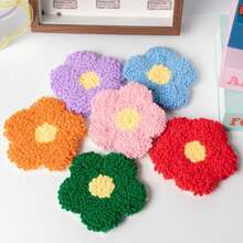 6件組花卉刺繡針套組附杯墊－初學者完整刺繡入門套件，含工具與混色線 - 多款 - 查看 3