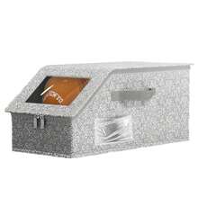 OrdoVault 1pc Sturdy Baseball Cap Storage Box, Can Hold Up To 24 Hats, Transparent Hat Organizer Box, Suitable For Closet And Bedroom, Large Hat Box With Cardboard Lining. - Multicolor - View 20