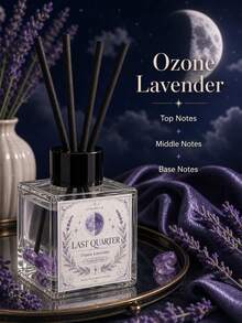 EVODUCK Pengharum Ruangan Kristal Bentuk Bulan Sabit 50ml, Pengharum Minyak Esensial Aroma Lavender Ozon, Kristal Ungu Terintegrasi, Dengan 4 Batang Serat, Dekorasi Ruangan Estetik Bertema Bulan, Hadiah Ulang Tahun untuknya, Pengharum Ruangan Kecil untuk Kamar Tidur, Kamar Mandi, Meja, Rak, Dekorasi Rumah - Aroma Campuran - View 7