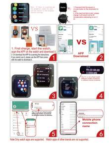 ZhiKexing 1.85 吋全螢幕金屬機身智慧手錶，相容 iOS 與 Android 手機，(接聽/撥打電話)，具備多種運動模式/海量錶盤/內建遊戲/AI 語音控制/中性運動手錶 - 查看 8