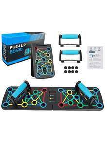 Foldable 24 In 1 Push Up Board Fitness Workout Train Gym Muscle Exercise Press - A - View 1