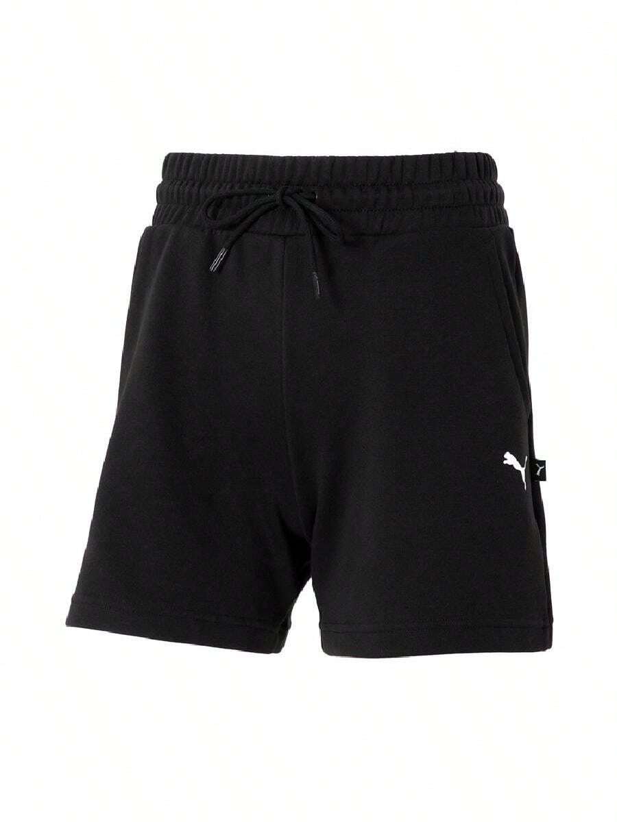 Puma Women's ESS Cat Logo Shorts TR W Sports Shorts Running Fitness Training Comfortable Breathable Casual Shorts 692479-01 - Black - View 1