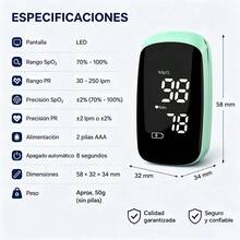USB-C Rechargeable Digital Pulse Oximeter, Highly Accurate Finger Pulse - View 11