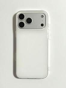 奢華經典純白色 IMD 手機殼，適用於 iPhone 17 Pro Max、17 Pro、16 Pro Max、15、14 Pro、13、12 Pro、14、16 Plus、17 Air、11、13，防震保護框架 - 白色 - 查看 5