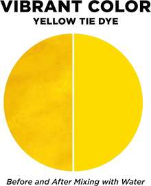 Tulip One-Step Tie-Dye Kit Fabric , 3 Fabric Dye Refill Packs, Yellow - ColorV - View 6