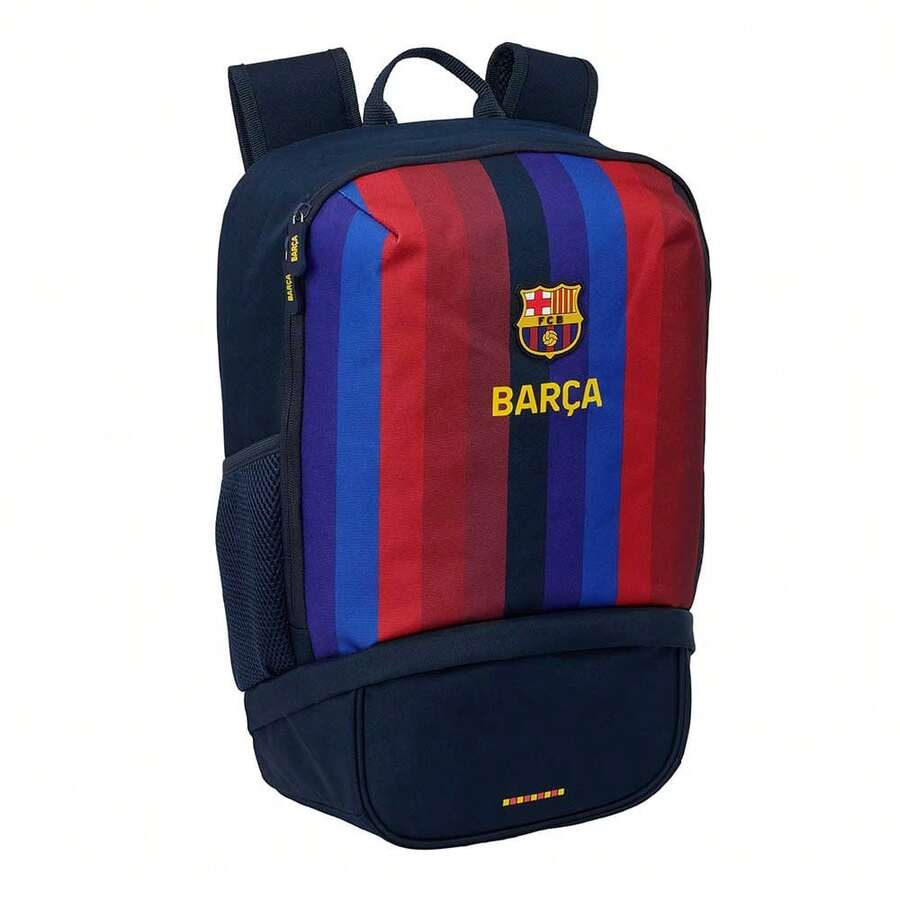 FC Barcelona 巴塞隆納足球俱樂部26/27賽季主場球衣款書包,帶鞋倉,下層鞋倉,男女童通用,尺寸為28x19x51厘米 - 鞋包背包 - 查看 1
