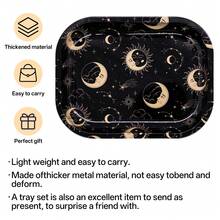 Portable Odor-Proof Bag Set. Simple Storage Bag Set. Odor-Proof Bag With Password Lock And Carbon Fiber Lining, Equipped With Metal Tray, Storage Box And Sealable Bag, Wide Wrist Strap, Suitable For Carrying Out For Travel, Office, Friends Gathering And More. The Best Gift For Yourself And Friends. - Multicolor - View 6