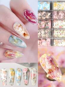 GLOZ 15ml Pegamento para Lámina de Uñas, Gel Pegamento para Lámina de Arte de Uñas, Pegamento para Lámina de Pegatinas de Uñas, Gel de Transferencia de Lámina de Uñas, Pegamento de Transferencia de Lámina de Uñas, Arte de Uñas Manicura DIY, Lámpara LED Requerida, Remoción por Remojo - transparente - Ver 4