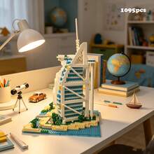 1000+Pcs Large Building Block Set | High Fidelity World Landmarks, Micro-Particle Precision Assembly, Explore World Wonders, London Big Ben Building Block Model, Leaning Tower, Burj Al Arab, Taj Mahal, British Vintage European Architecture Style, European Landmark Building Model, Adult Graduation Gift, Birthday Gift, Christmas Gift, Back To School Gift - Multicolor - View 15