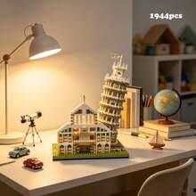 1000+Pcs Large Building Block Set | High Fidelity World Landmarks, Micro-Particle Precision Assembly, Explore World Wonders, London Big Ben Building Block Model, Leaning Tower, Burj Al Arab, Taj Mahal, British Vintage European Architecture Style, European Landmark Building Model, Adult Graduation Gift, Birthday Gift, Christmas Gift, Back To School Gift - Multicolor - View 14