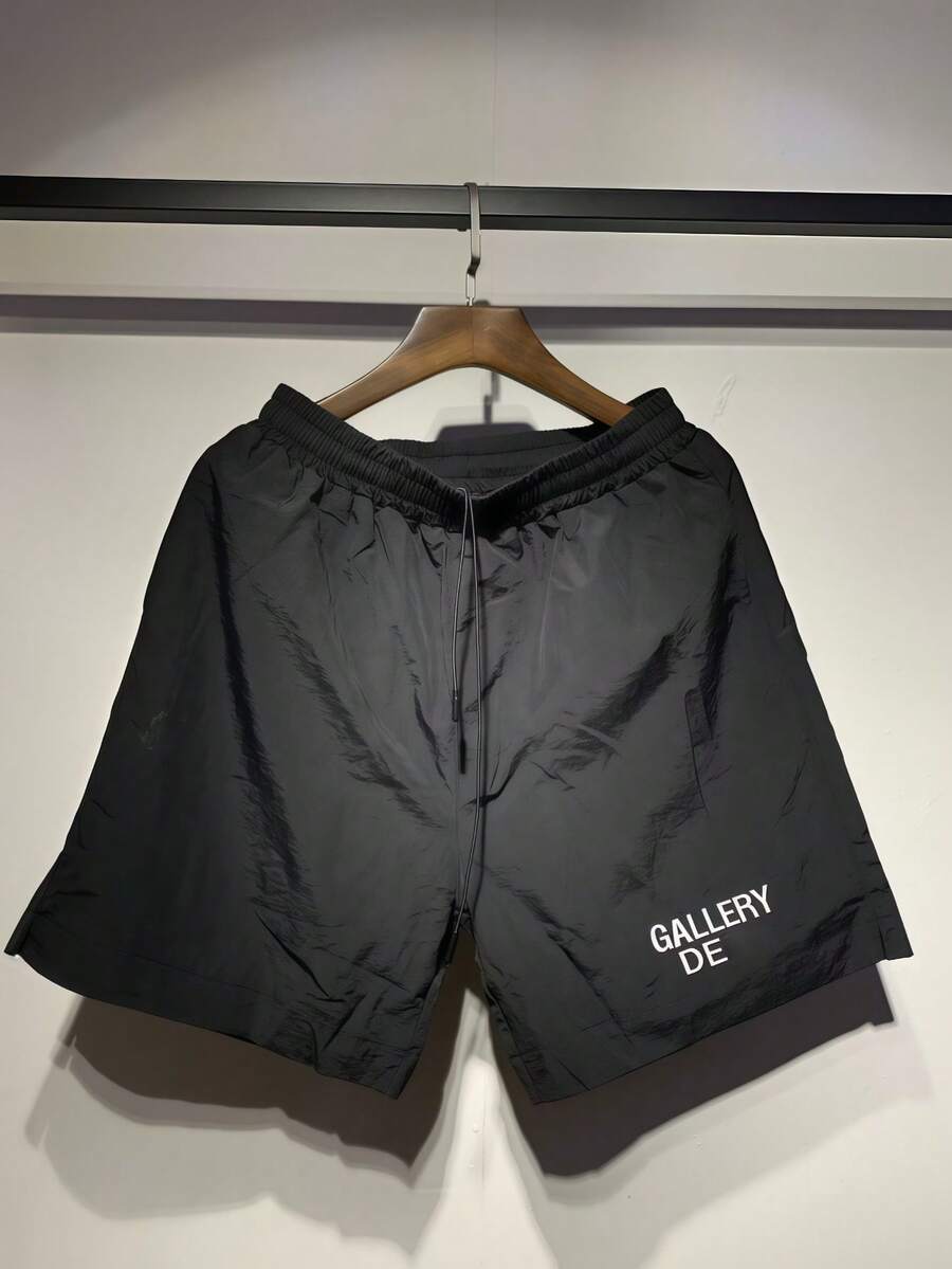 GALLERY DE-PT Quick Dry Athletic Shorts For Men Lightweight Breathable Summer Outdoor Shorts - 黑色1 - 查看 1