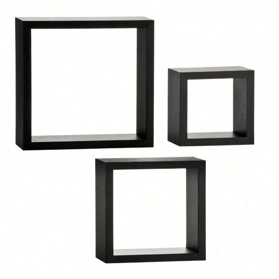 Estantes de pared - Negro - Ver 1