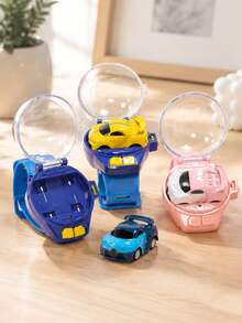 Children's Mini Watch-Style Remote Control Alloy Racing Car Toy, Sensory Toy, Montessori Toy, Game, Children's Racing Car, Boys Toy, Car, Toy, Toy Car, Car - 彩色 - 查看 7