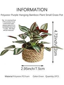 1/3 buah Bundel Serai dan Tali Rumput Laut Berbagai Bentuk dengan Pot, Bahan PE, Dekorasi Meja, Dekorasi Meja Makan, Dekorasi Pesta Acara Liburan Ulang Tahun, Cocok untuk Dekorasi Rumah, Pintu Masuk, Hotel, Restoran, dan Dekorasi Musiman - MultiWarna - View 13