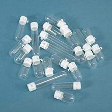 1pc/5pcs 1.5ml/2ml/3ml/5ml Travel Glass Bottles With White Screw Caps - Leak-Proof Reusable Refillable Containers, Suitable For Shampoo, Conditioner, Lotion - Minimalist Design Portable Cosmetic Storage Bottles, Shampoo Travel Bottles - View 5