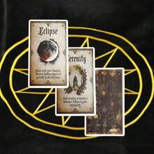 78pcs/Set Wisdom Witch Divination Cards, 20-Card Deck Suitable For Beginners, Fun Interactive Game Cards Designed To Explore Inner Wisdom; Standard Size, Easy-To-Learn Game Deck; Design Incorporates Moon, Cat And Herbal Magic Symbols - Multicolor - View 2
