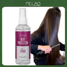 MELAO 100ml 防熱護髮噴霧，適用於捲髮棒與直髮夾，防止熱損傷，增加光澤與柔軟度，輕盈配方，抗毛躁，100ml/3.38 Fl Oz - 100ml - 查看 1