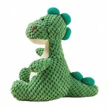 1pc Dinosaur Chew Squeaky Plush Doll, Suitable For Small Dogs, Pugs And Teddy Dogs Pet Companion Interactive Doll - Multicolor - View 6
