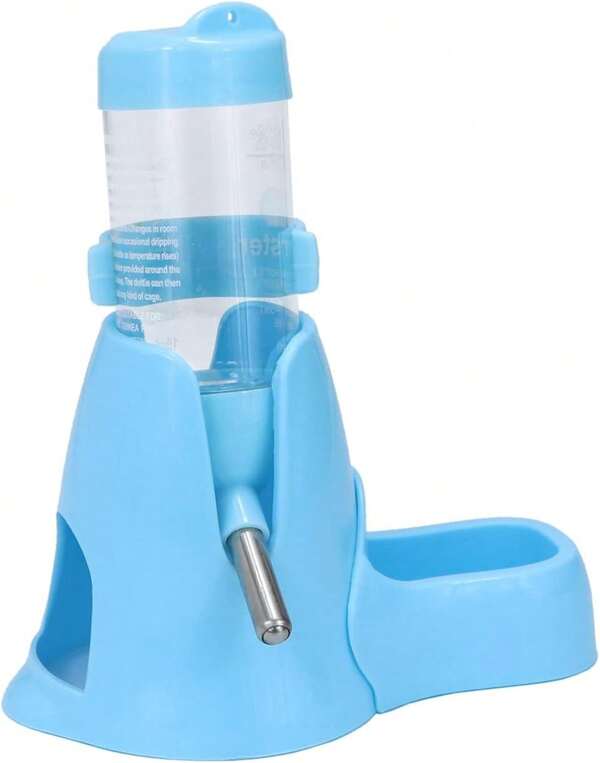 Litewoo 3 In 1 Hamster Water Bottle Small Animal Water Bottle With Food Container Base Hut Hanging Pet Automatic Feeding Drinking Dispenser For Dwarf Hamster Rats Mouse Gerbil Mice