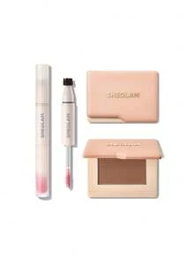 SHEGLAM [2Pcs] Summer Vibes Blush & Bronzer Bundle Set Brand Beauty Cosmetic Makeup For Women And Girls - Love Cake+Golden Sun - View 9
