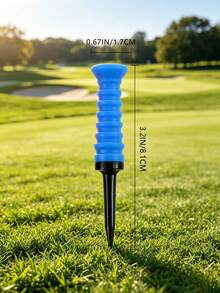 83mm/3.24 Inch Elastic Rubber Golf Tee, Flexible And Durable Golf Accessory - Multicolor - View 10