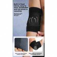 Elbow Pads Joint Protective Cover Sports Fitness Pressure Straps Arm Sheath Bench Press Cover Elbow Elbow Bench Press Elbow Pads - Black and Blue Bandage-1pcs - View 9