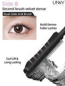 UNNY CLUB 7ml Mascara, Lengthening And Curling, Creates Thick And Voluminous Lashes, Long-Lasting Lift And Curl, Strong Hold Without Clumping, Sweat-Resistant And Waterproof, Defined Lashes, Precise Lengthening, Easy To Remove - Length and Volume - View 5
