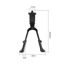 Bicycle Double Leg Kickstand Adjustable Center Mount Parking Stand Heavy Duty Steel Support For Mountain Bike Road Bike Folding Bike Height Adjustable Stable Parking Repair Stand Anti Slip Base Universal Bicycle Center Kickstand Outdoor Cycling - Multicolor - View 11