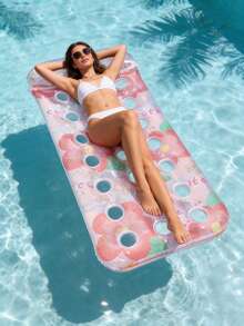 Inflatable Pool Float Swim Mattress Water Hammock Air Mattress Adult Swim Tube Swim Accessory Summer Water Sport Swim Float - A - 查看 3