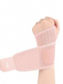 1pc Lightweight Adjustable Wrap-Around Wristband For Badminton, Tennis, Golf, Yoga - Multicolor - View 16