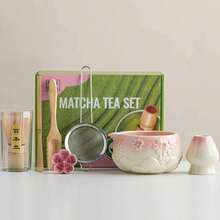 1/7pcs Matcha Whisk Set - Matcha Set Includes Matcha Whisk, Matcha Bowl, Sifter, Base And Spoon - Complete Tool Set For Making Matcha Latte, Ideal Gift For Matcha Lovers, 4 Colors Available, Japanese Tea Set - Multicolor - View 15