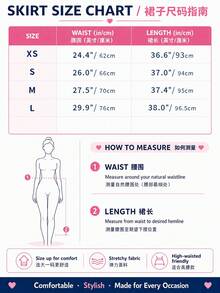 EARO 女款時尚長裙，時尚印花，無彈性面料，鬆緊腰頭，時尚優雅百搭設計，適合度假 - 深藍色 - 查看 11