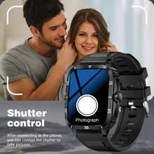 Smartwatch, Wireless Call/Dial, Multi-Sport Mode, Short Message Alert, Message Alert View, Customized Wallpaper, Compatible With IPhone/Andriod - Multicolor - View 5