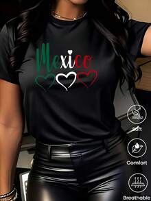 Plus Size T-Shirts - Black - View 1