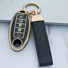 1pc 5 Buttons Key Cover TPU Car Keys Shell For Altima For Sentra For Rogue For Maxima Remote Key Case With Keychain Exquisite High-End Keybag Suitable For Both Men And Women - KY21 - View 17
