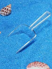 1/2/3/4/5pcs Transparent Plastic Ice Scoop, Multi-Functional Refrigerator Ice Tray Scoop, Multi-Purpose Kitchen Scoop, Ice Scoop Bath Scoop, Food Candy Sugar Scoop, Frosted Transparent Ice Scoop, Milk Tea Shop Kitchen Grain Ice Scoop - Multicolor - View 4