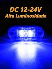 10pcs Lanterna Delimitadora Lateral Caminhão Carreta 12v 24v - A - Visão 4