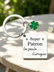 Boss Gift Keychain - Birthday Or Christmas Gift For Boss, Colleague Or Retiree - Personalized Work Gift - Silver - View 9
