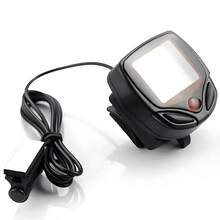 Mountain Bike Speedometer, Bicycle Computer, Bike Speedometer, Speedometer, 15 Functions, Cycling Equipment - 黑色 - 查看 11