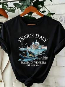Women T-Shirts - Black - View 1