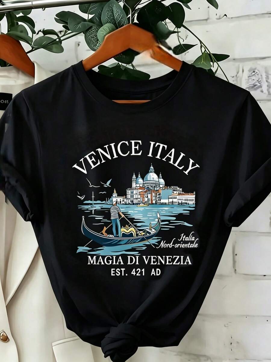 Women T-Shirts - Black - View 1